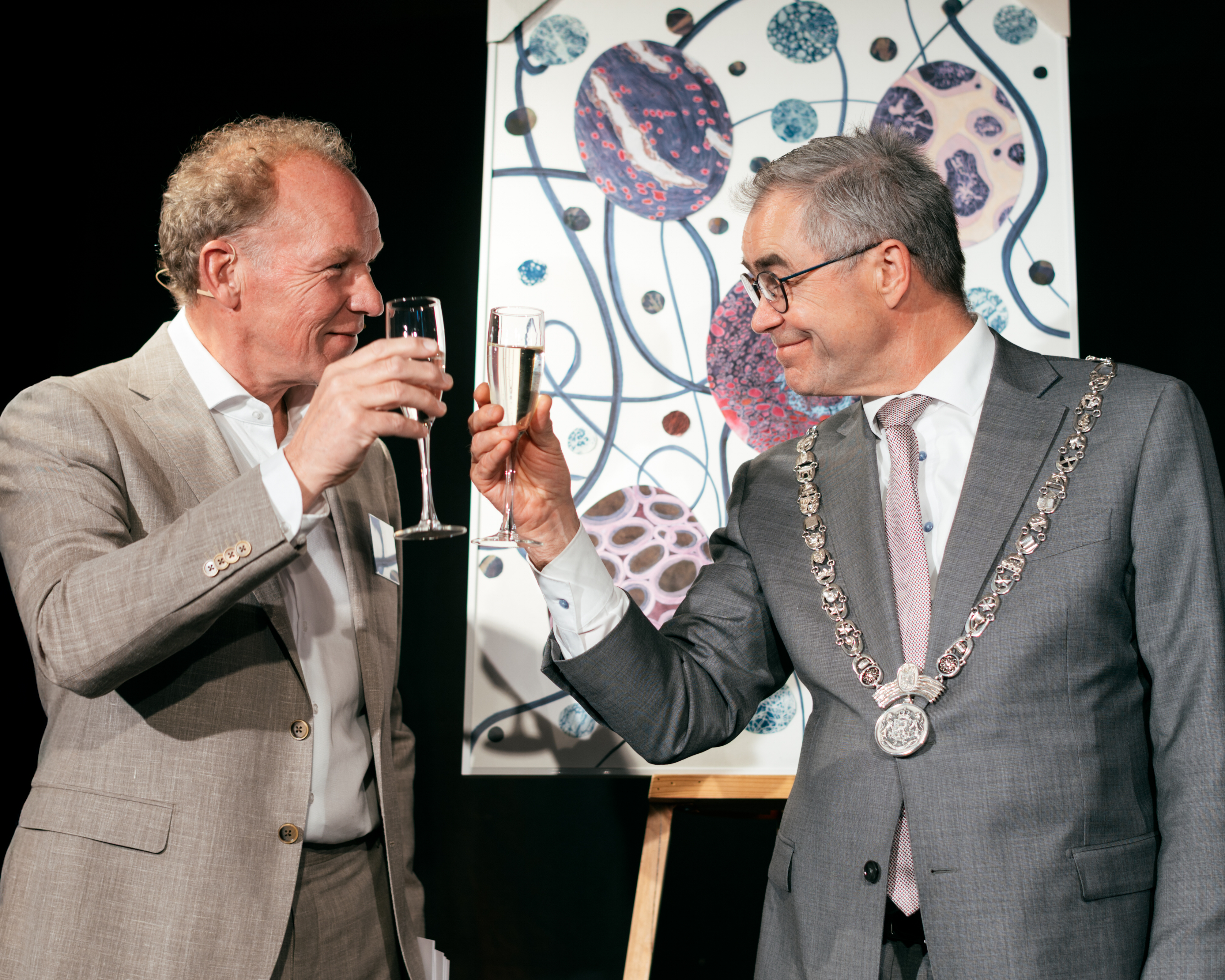 Feestelijke opening nieuwe huisvesting ETB-BISLIFE door de burgemeester van Haarlem